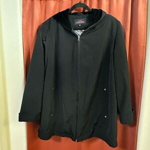 FS Limited Weather Resistant Coat Velvet Hood Lining Women’s 1X Plus Size